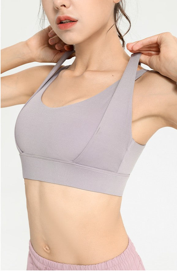 Back Buckle Sports Bra