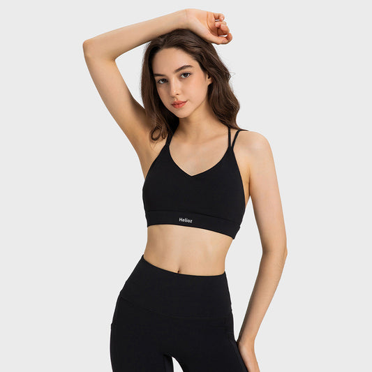 Skin-friendly sexy back sports bras