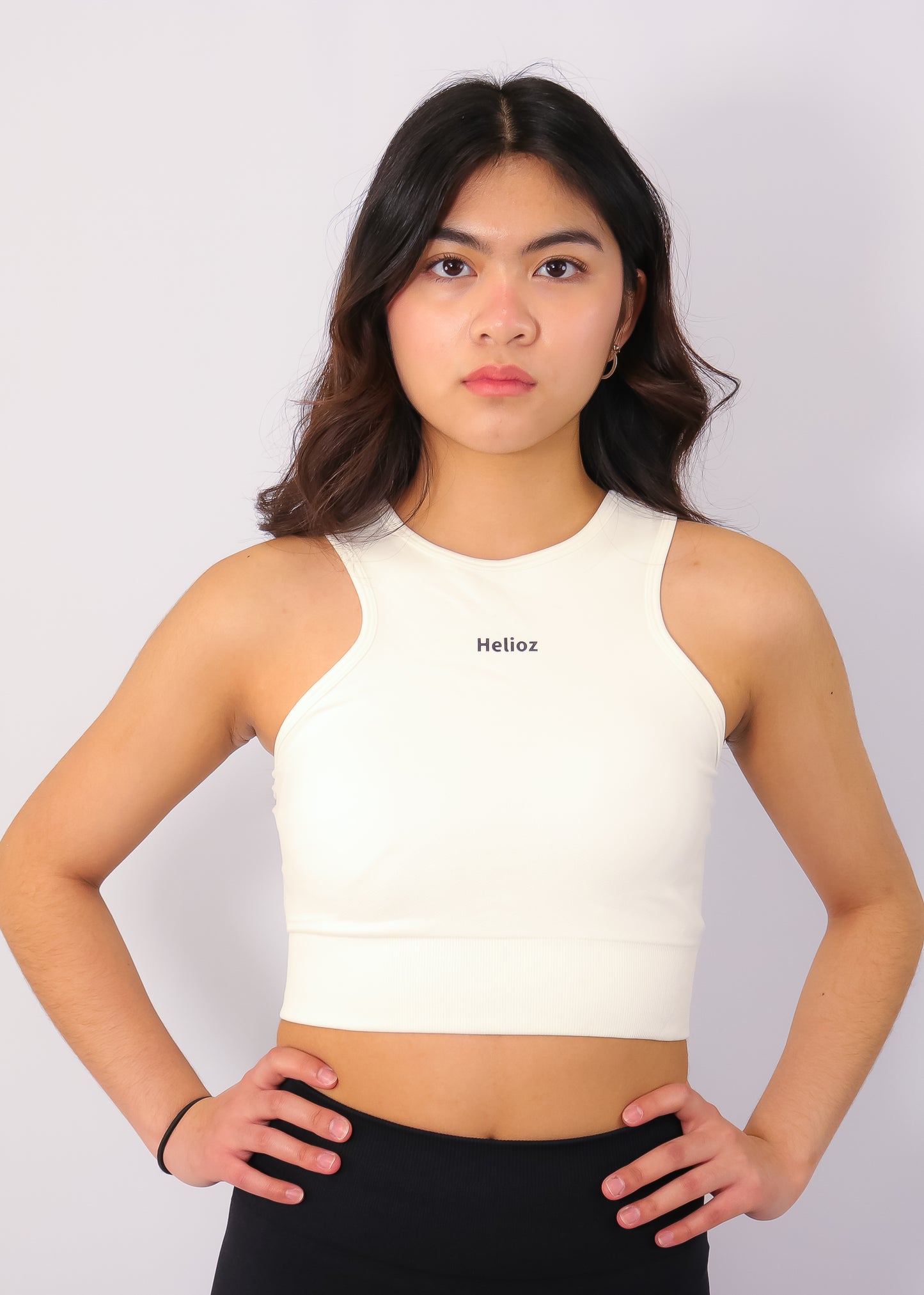 Long Crop Sports Bra