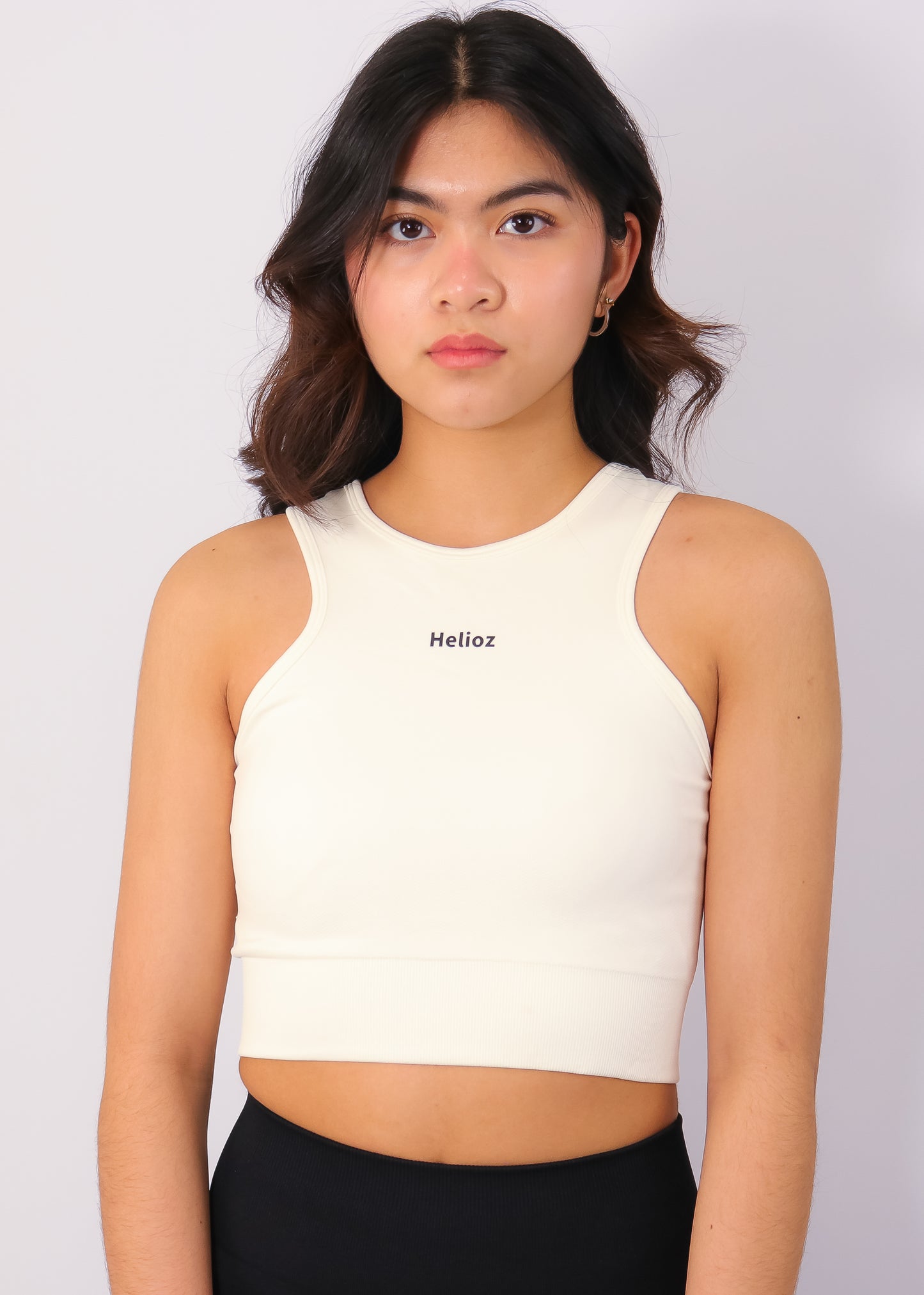 Long Crop Sports Bra