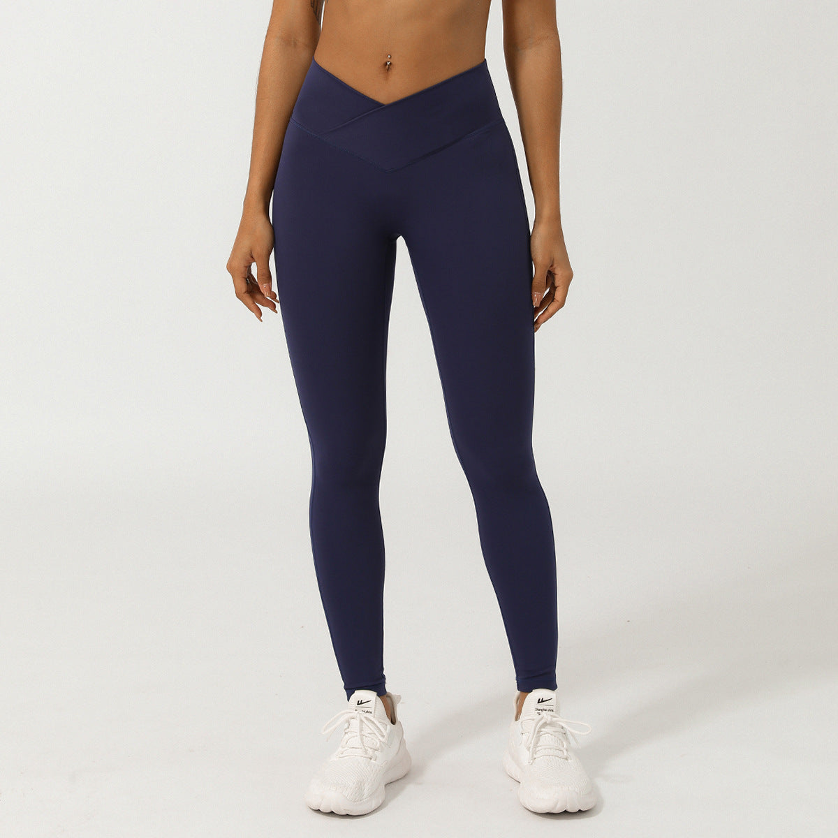 V-Shaped Cross Waist Leggings