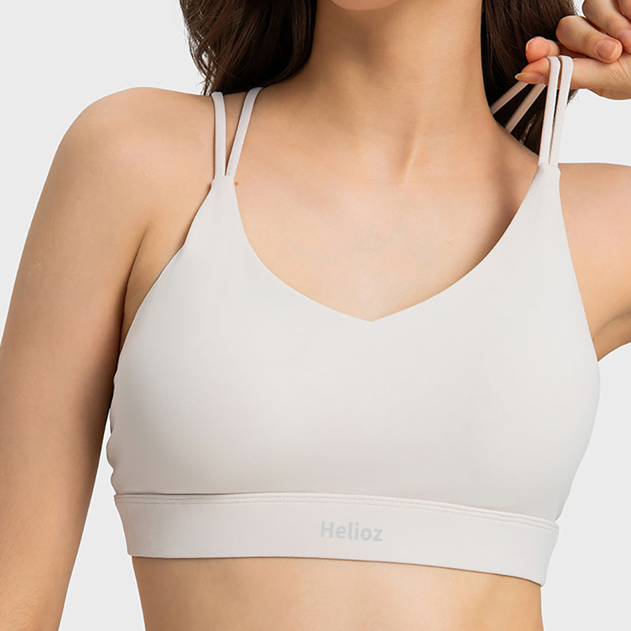 Skin-friendly sexy back sports bras