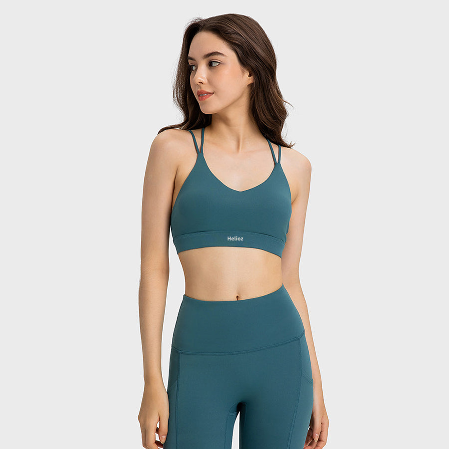 Skin-friendly sexy back sports bras