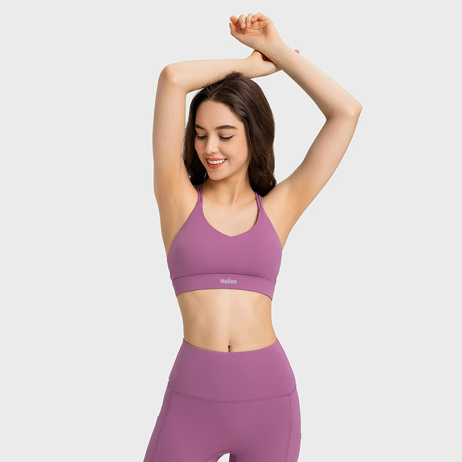 Skin-friendly sexy back sports bras